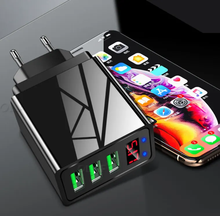 Mobile Phone Charger Digital Display Charging Head