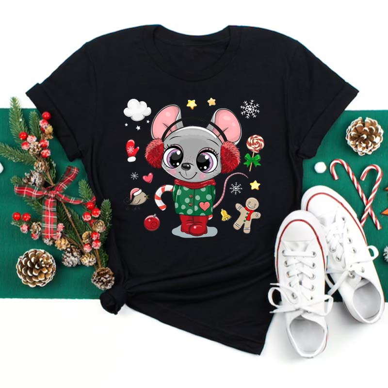 Title 13, Christmas Penguin Owl Print Women