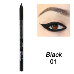 Eyeliner Dual Use Gel Eyeliner Pen For Long Lasting Waterproof And Sweat Proof - Black - View 1