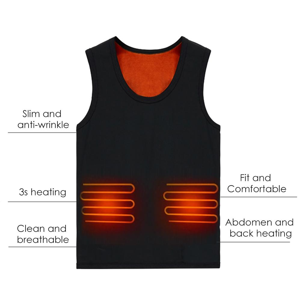 Title 2, USB Smart Electric Heated Vest Warm 3 Adjustabl...