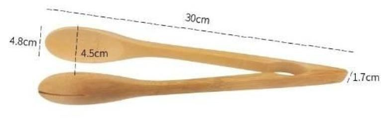 Title 1, Lengthened Wood 30CM Kitchen Bamboo Food Clip