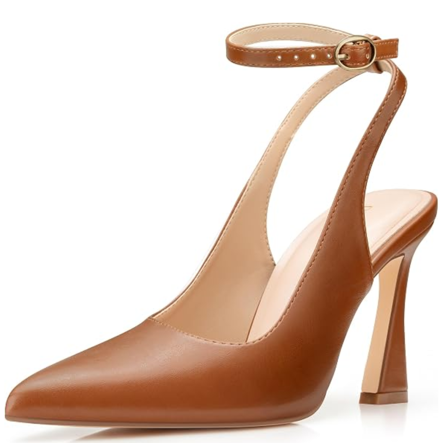Womens Pointed Closed Toe Heels Stiletto Slingback High Heel For Women Dressy Pumps For Wedding And Office Work Or Going Out