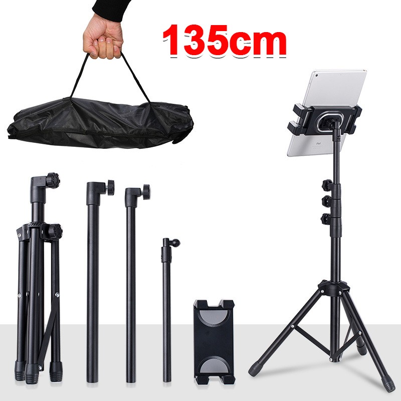 Adjustable Floor Tablet Tripod Stand 4.7-12.9 Phone Holder For IPad — image 10