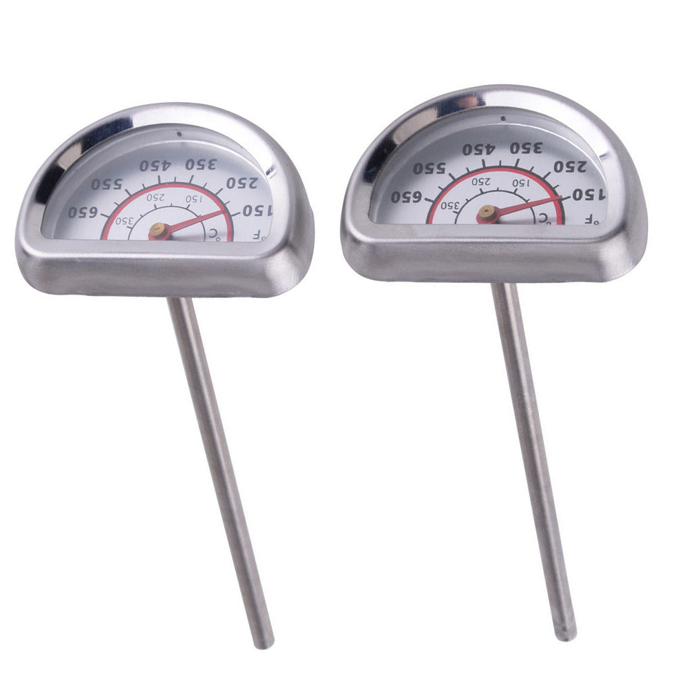 Bimetal thermometer semicircular thermometer (photo color)