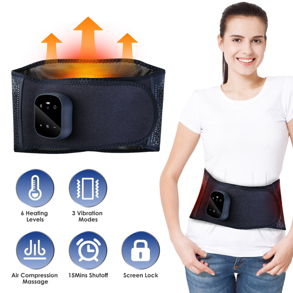 Lower Back Massager Heating Pad Cordless Heating Pad - Image 7