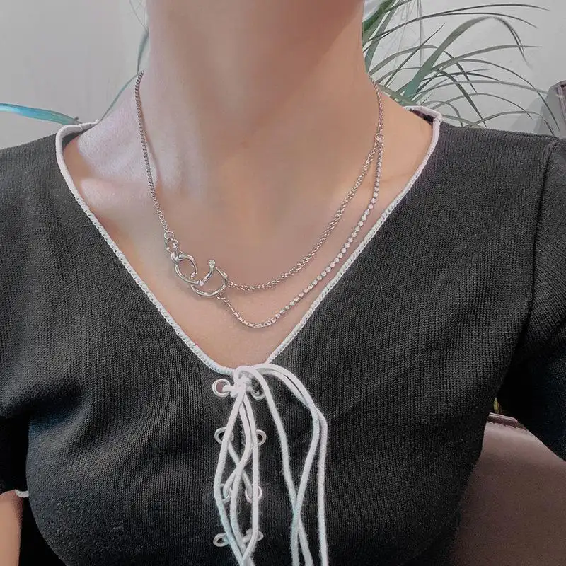 Hip-hop Creative Minimalist Clavicle Chain Design