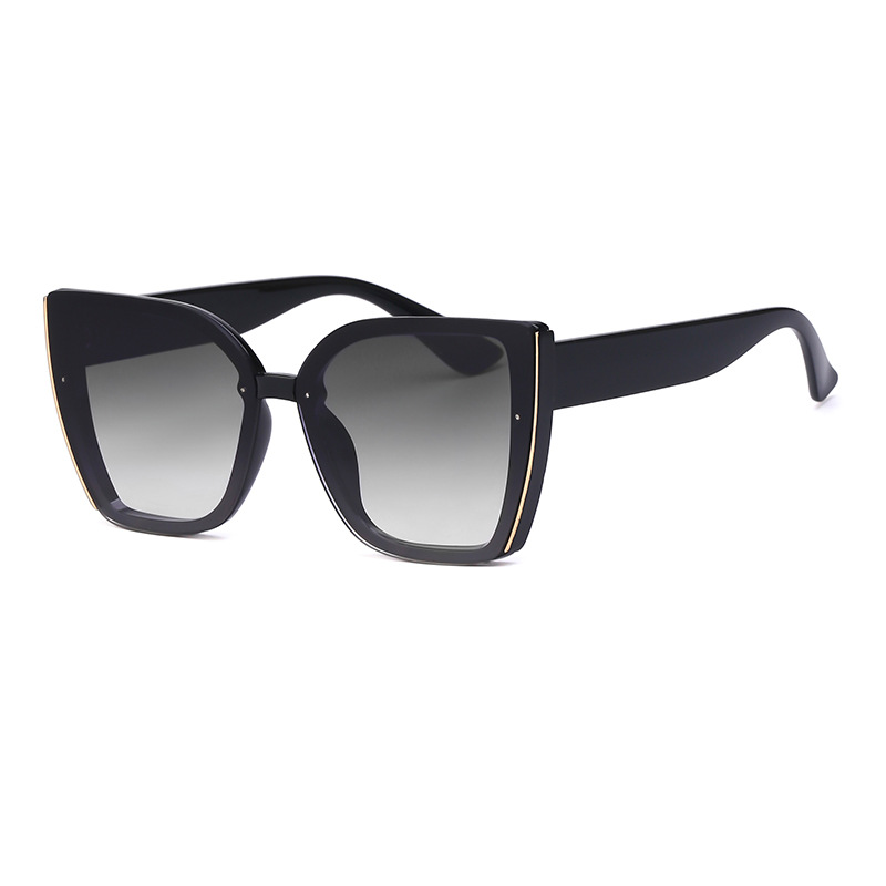 Women's Fashion New Large Frame Sunglasses Grey - Shop at LoveMi