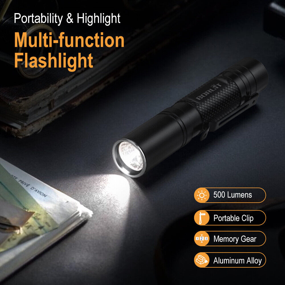 LED Waterproof Torch Flashlight Light Portable Lamp Handy Flashlights Outdoor — image 12
