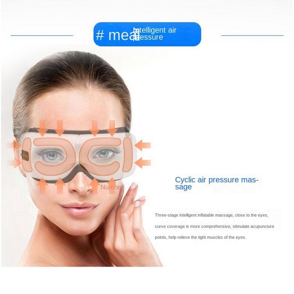 Heat Eye Massager with Music, Rechargeable. Health and wellness for your eyes. Spending hours working on the laptop or phone can cause fatigue for your eyes and mind. Fortunately, there are things you can do to alleviate headaches and provide relaxation. 