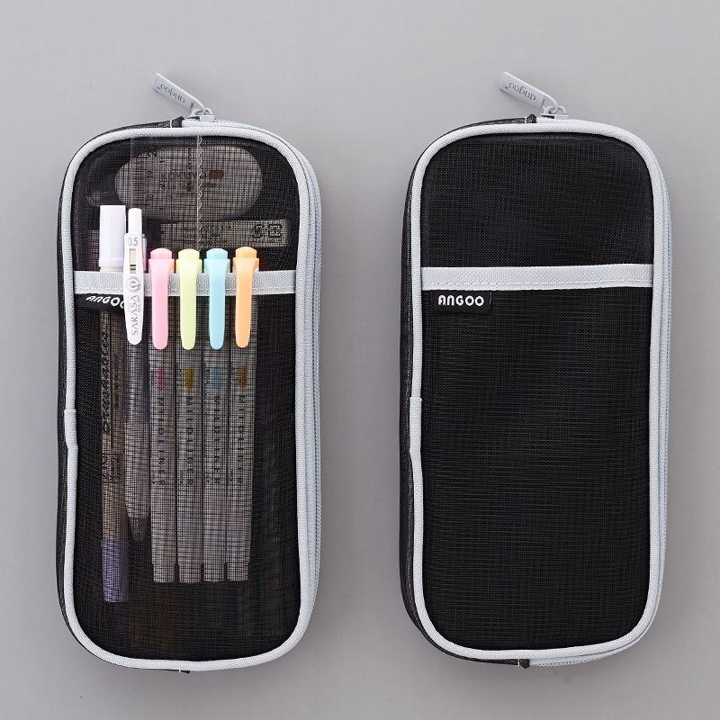 Transparent Pencil Case Girl Stationery Bag Special For High School Entrance Examination Large Capacity