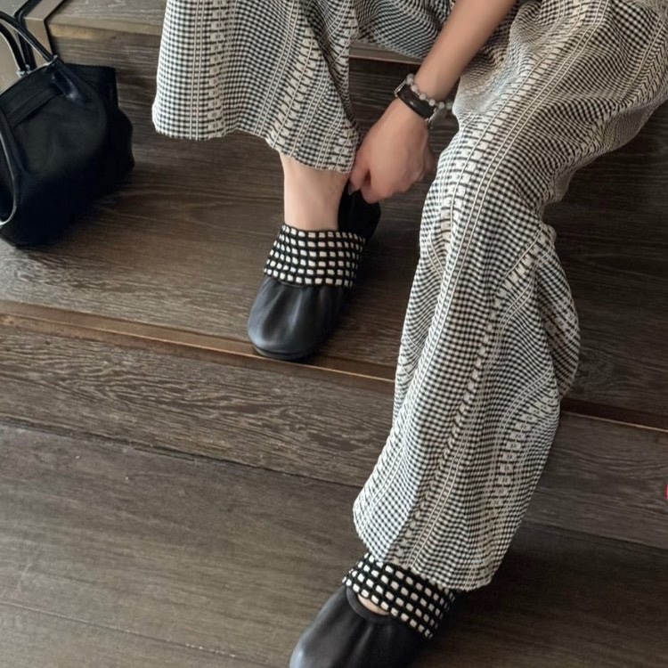 Woven Hollow-Out Flats