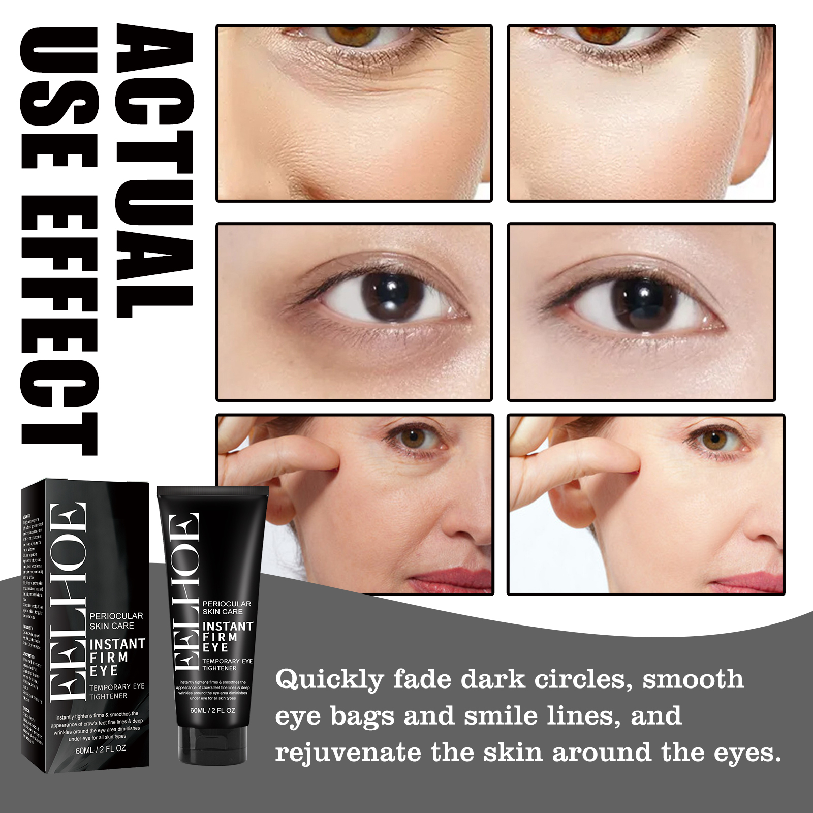 EELHOE Eye Firming And Lifting Cream Reduces Fine Lines And Wrinkles, Firming And Moisturizing Skin, Hydrating And Anti-wrinkle Eye Cream image 5