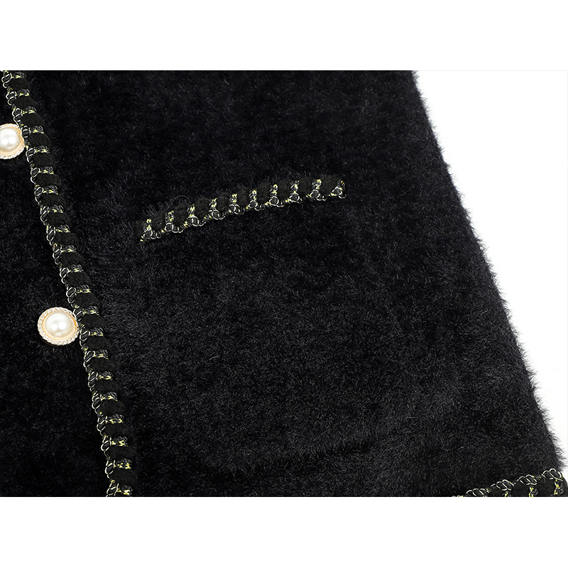 Round Neck Temperament Celebrity Small Fragrant Style Shirt