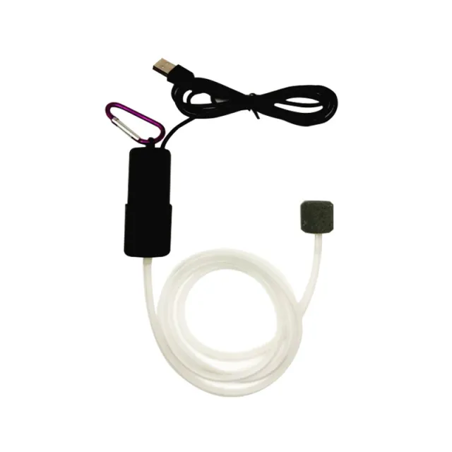 Small USB Home Fish Tank Atmospheric Oxygen Booster Black - Shop at LoveMi