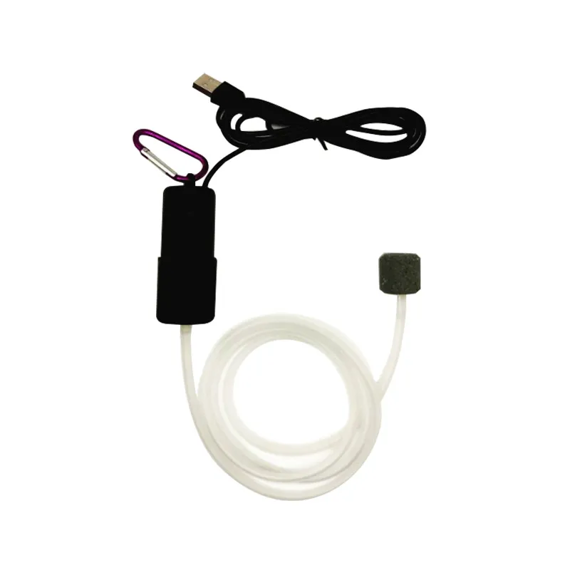 Small USB Home Fish Tank Atmospheric Oxygen Booster - Black