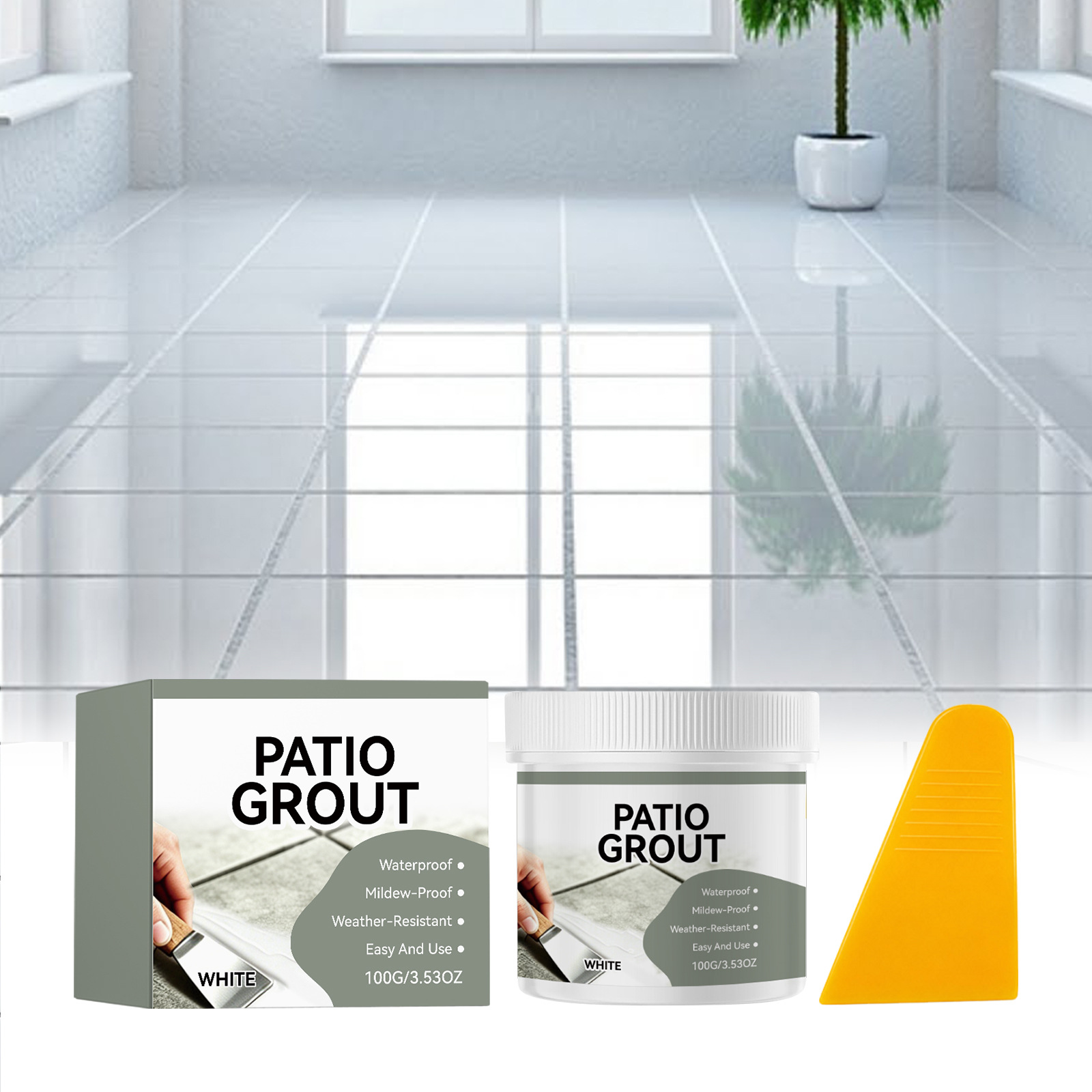 Cross-border Preferred Tile Grout White For Kitchen Wall Tile And Floor Gap Repair And Everyday Grout Sealing. 5