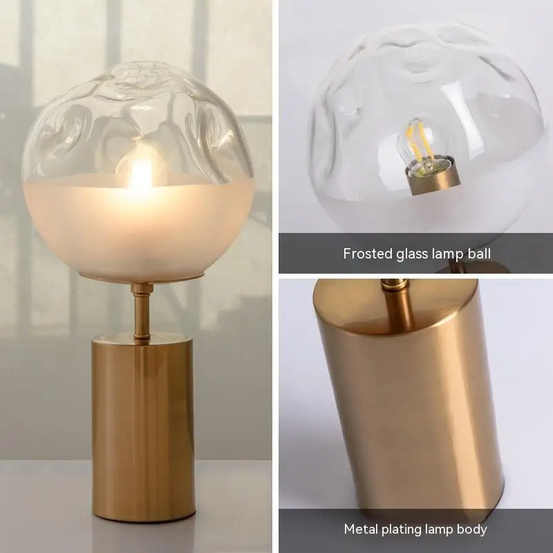 Light Luxury Creative Metal Living Room And Hotel Study Decorative Lamp