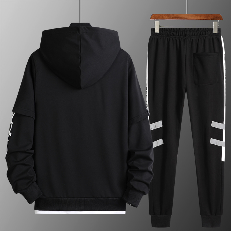 Thicken Jacket Boy Plus Fleece Sweater Suit