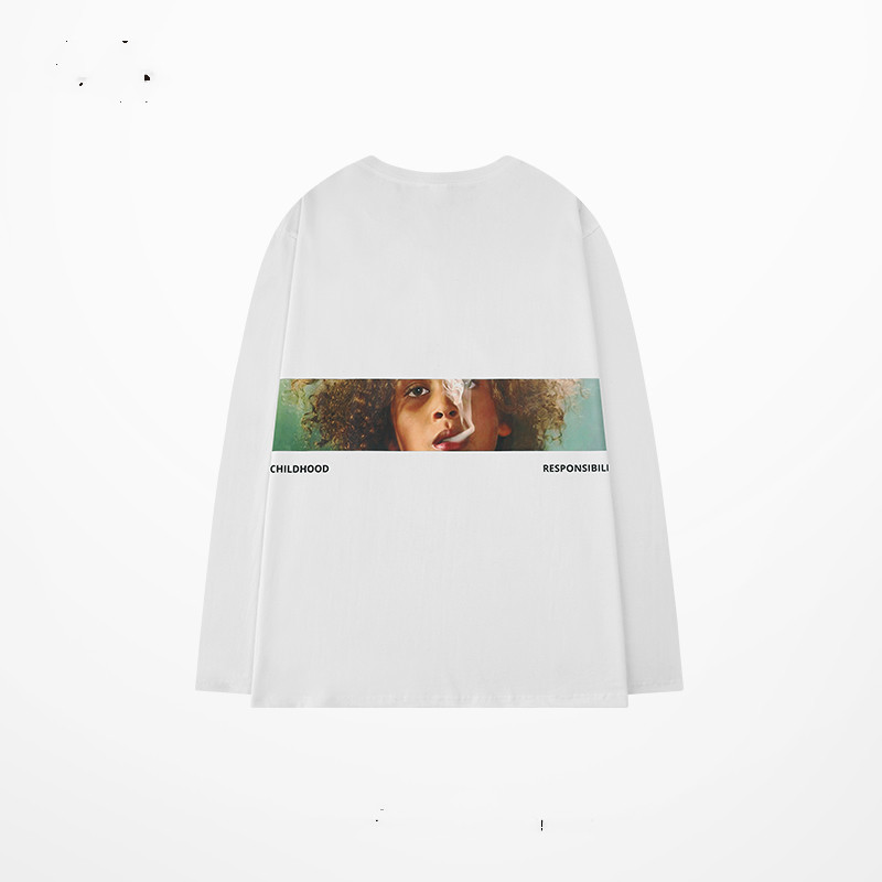 Autumn New Korean Cotton Loose Long Sleeve Bottoming Shirt