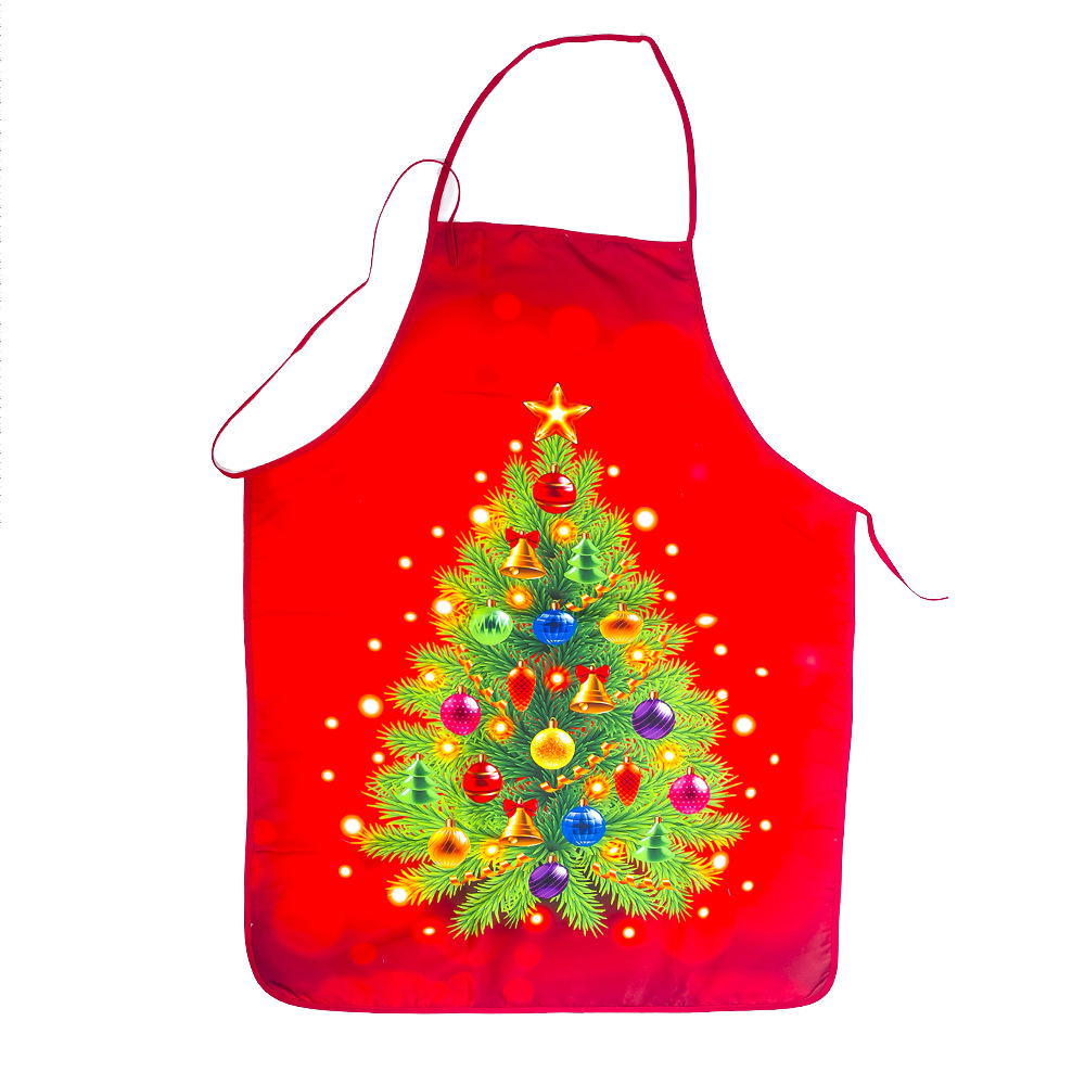 Title 8, Fashionable Fabric Printed Snowman Christmas Apron