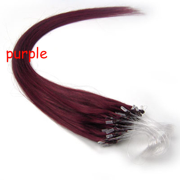 Pure Hair Color Fishing Line Extensions Bundles Purple - Shop at LoveMi