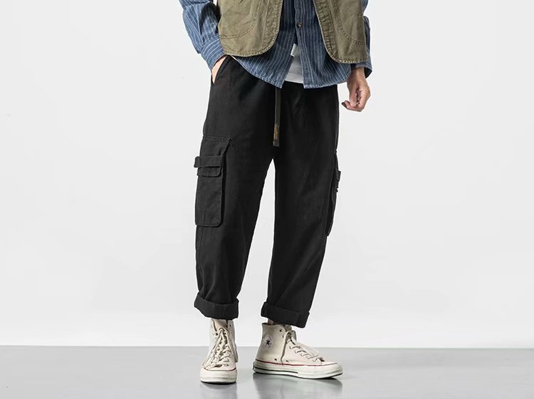 Title 5, Casual cropped broek voor heren met rechte pijpen