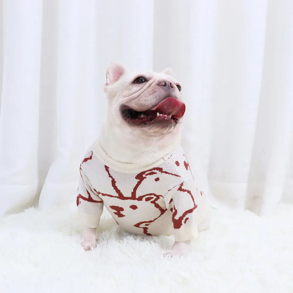 Autumn And Winter New Style Pug Bulldog Sweater
