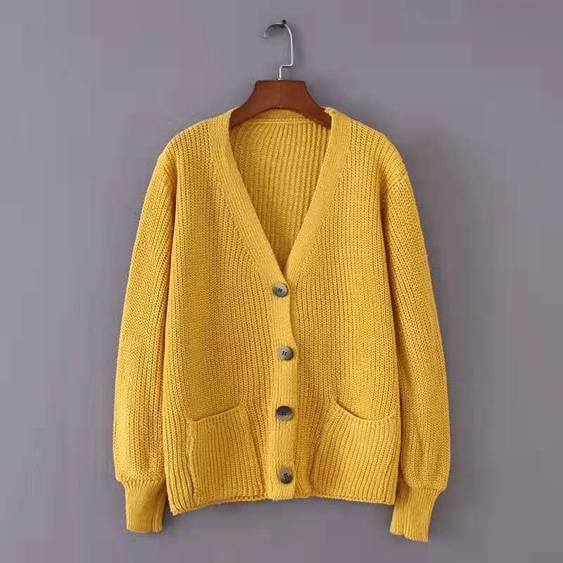 Title 4, Cappotto maglione sciolto cardigan da donna aut...