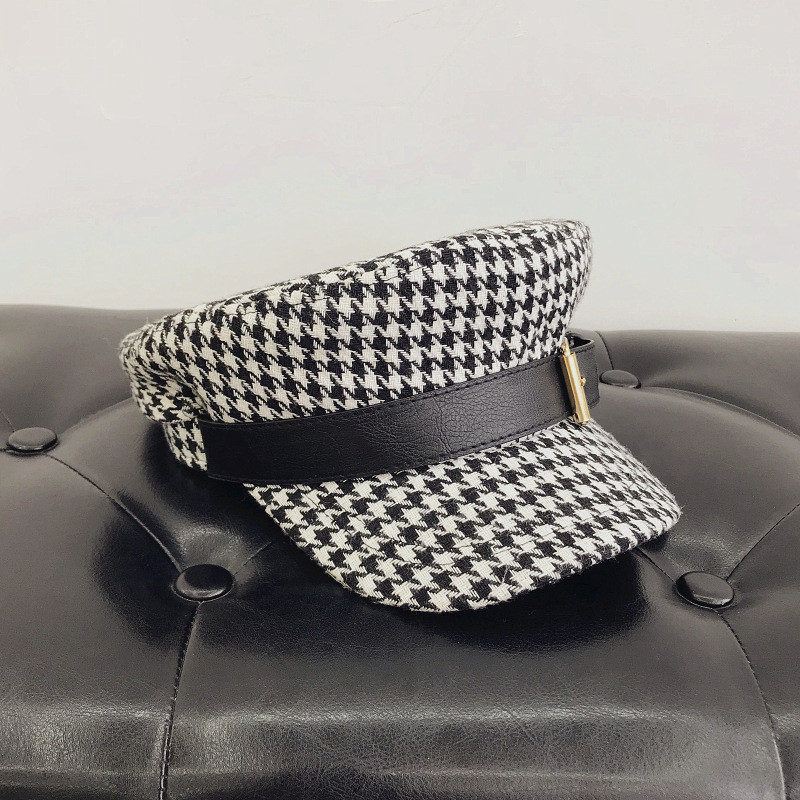 Houndstooth cap