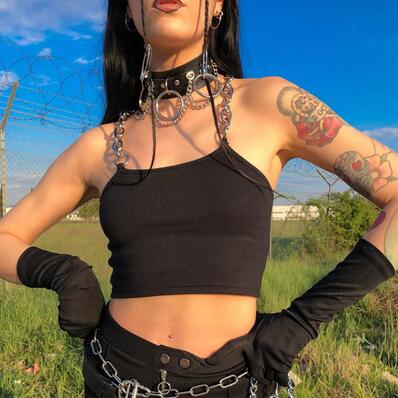 All match Bright colored Versatile Bright Tank Top Black - Shop at LoveMi