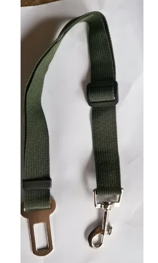 Adjustable Dog Pet Car Safety Seat Belt Restraint Lead Travel Leash Army Green - Shop at LoveMi