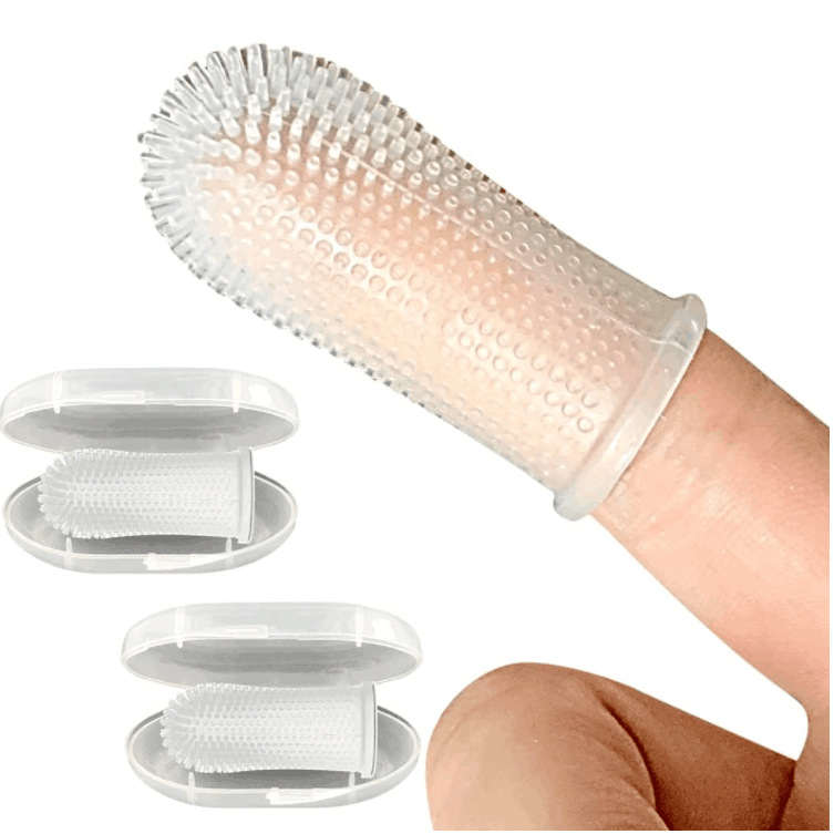 Brosse à dents doigtier silicone chien chat — Hygiène dentaire 12
