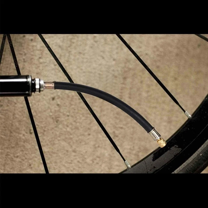 4 Pack Flexible Rubber Valve Extension 210mm For Car Motorbike Truck Caravan 6