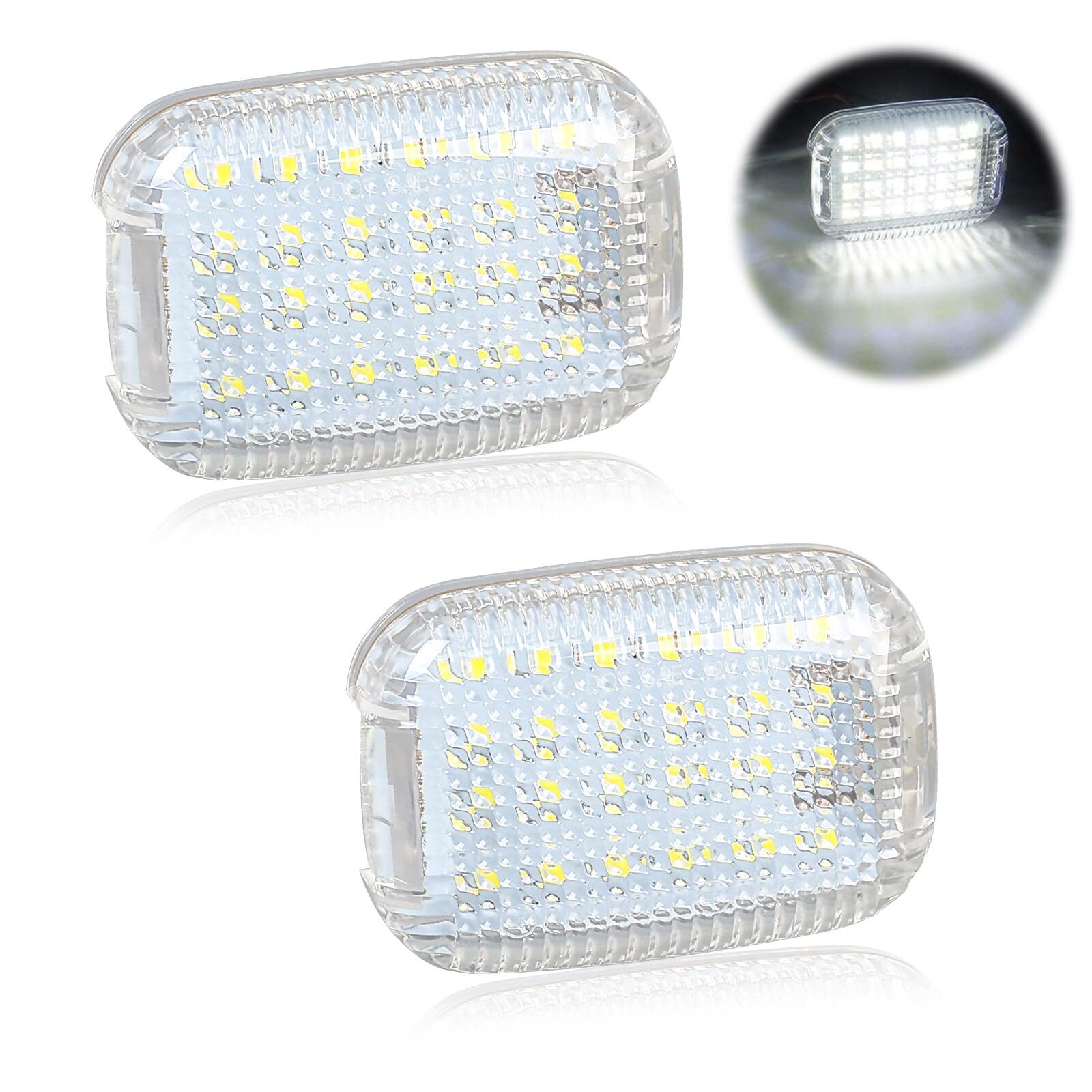 2Pcs Interior LED Dome Light Load Space Area Fit For 00-14 Ford Transit MK6 MK7 — image 2