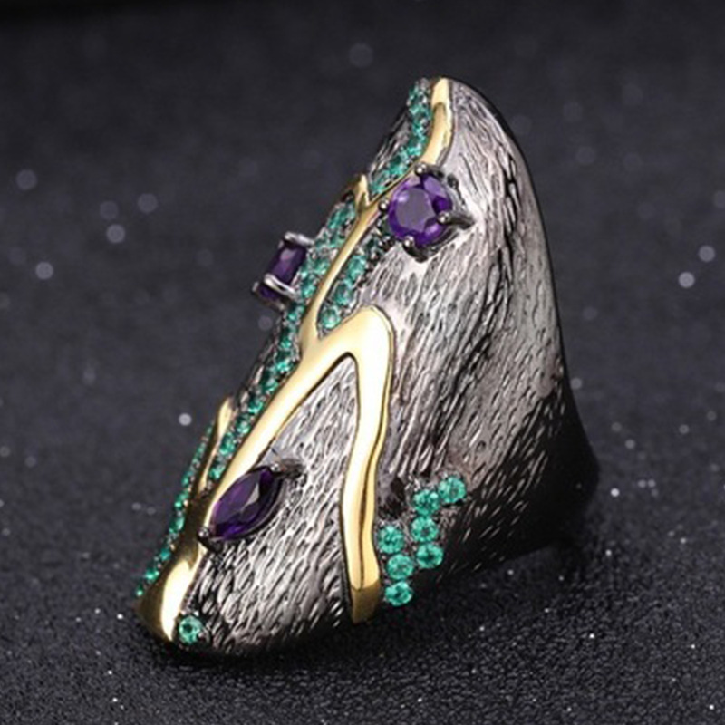 Creative Ethnic Landscape And Pastoral Style Ladies Ring