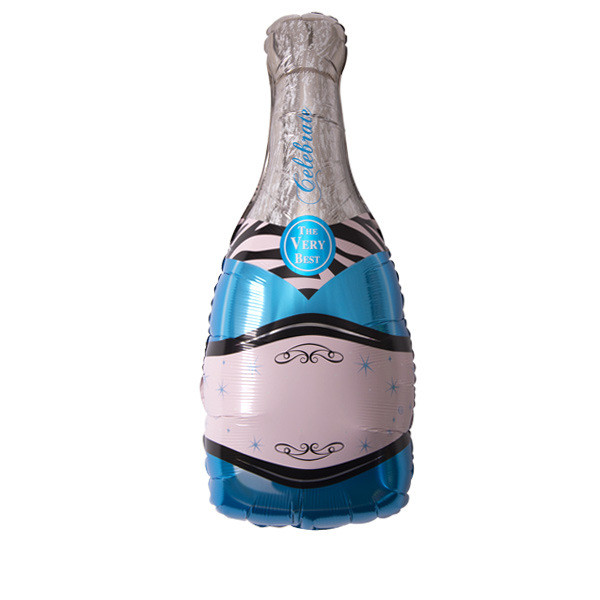 New sparkling champagne blue