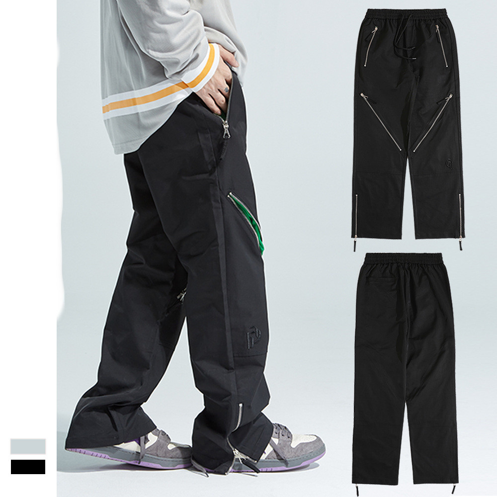 Title 4, Rits sport rechte broek Casual hiphopbroek voor...