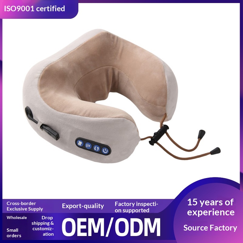 U-Shaped Massage Pillow Cervical Spine Massager Portable Neck And Lumbar Pillow Electric Kneading Neck Protector Wholesale