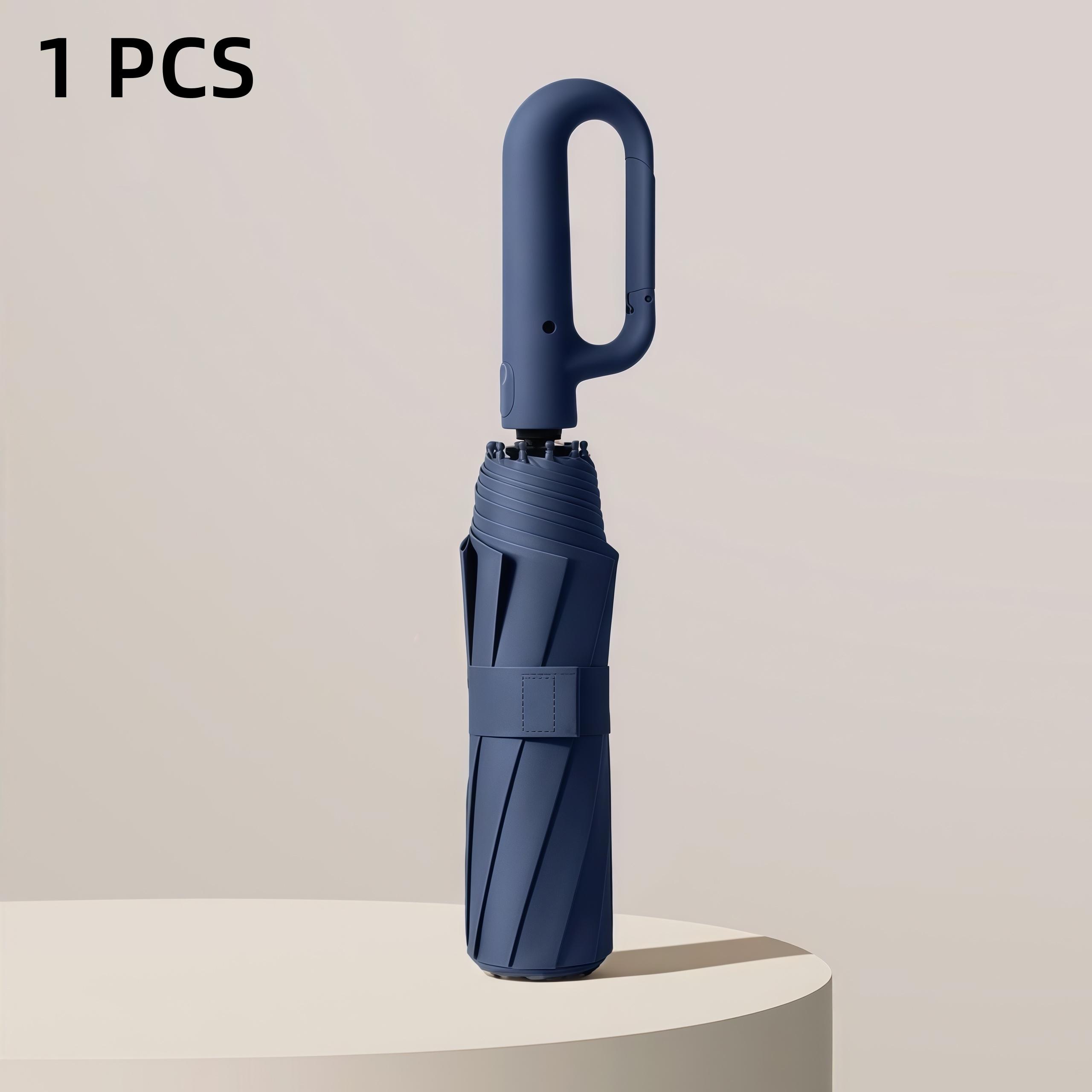 Fully Automatic Foldable Travel Umbrella  Lightweight, Windproof, Portable, Black Sun Rain Use, Auto Open Close,Self-pickup Only. image 27