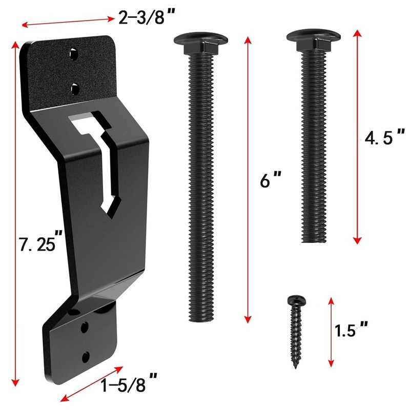 Spare Tire Wall Mount Carrier Holder Wear Resistant Save Space Wheel Bracket Kit