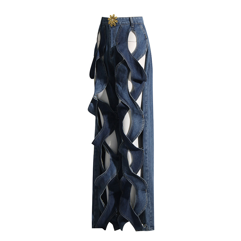 High Waist Straight Loose Slimming Jeans - Image 3