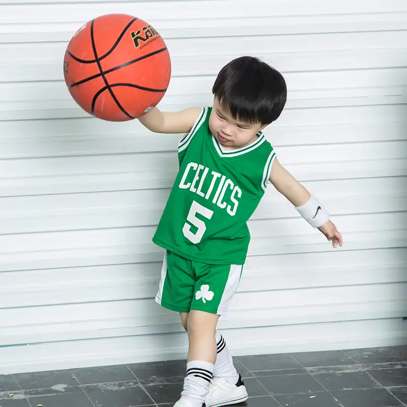 New Toddler And Baby Basketball Football Volleyball Badminton Costume 61 Performance Costume