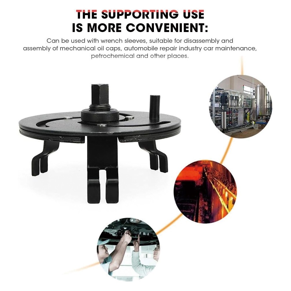 Adjustable Fuel Cover 3 Jaws Tank LID Wrench Removal Tool 89mm-170mm — image 5