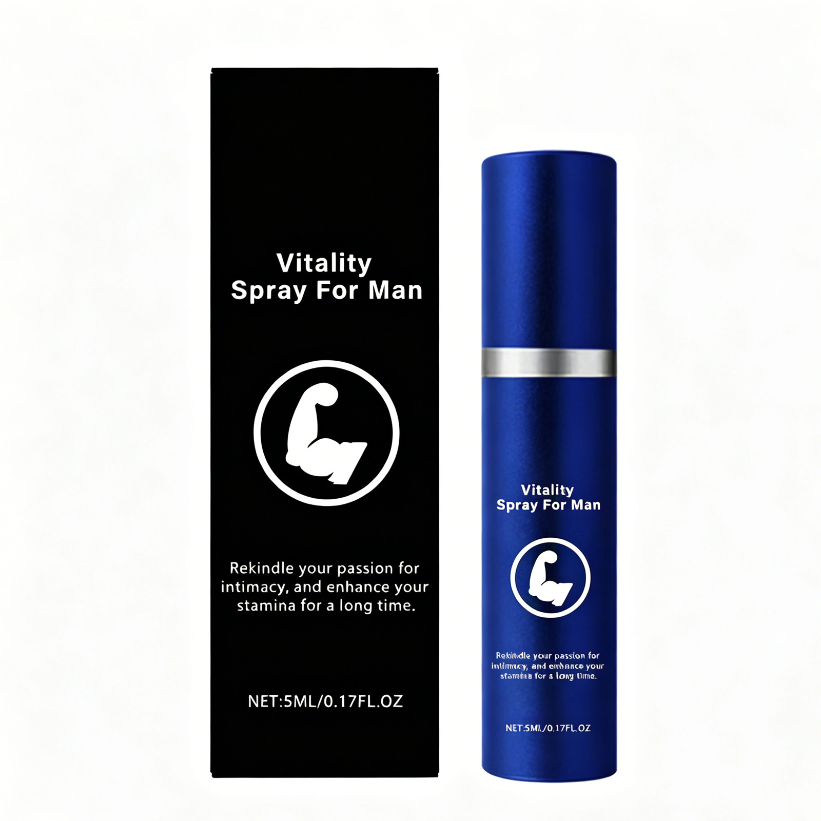 Men Vitality Intimate Spray With Epimedium, Ginseng & Maca Root Extracts, Enhance Stamina & Intimate Pleasure