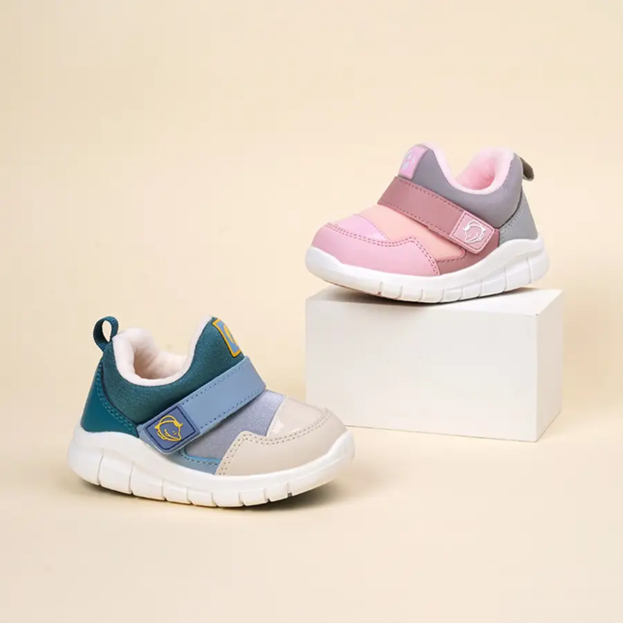 Children's Mid-top Thickened Soft-soled Toddler Shoes
