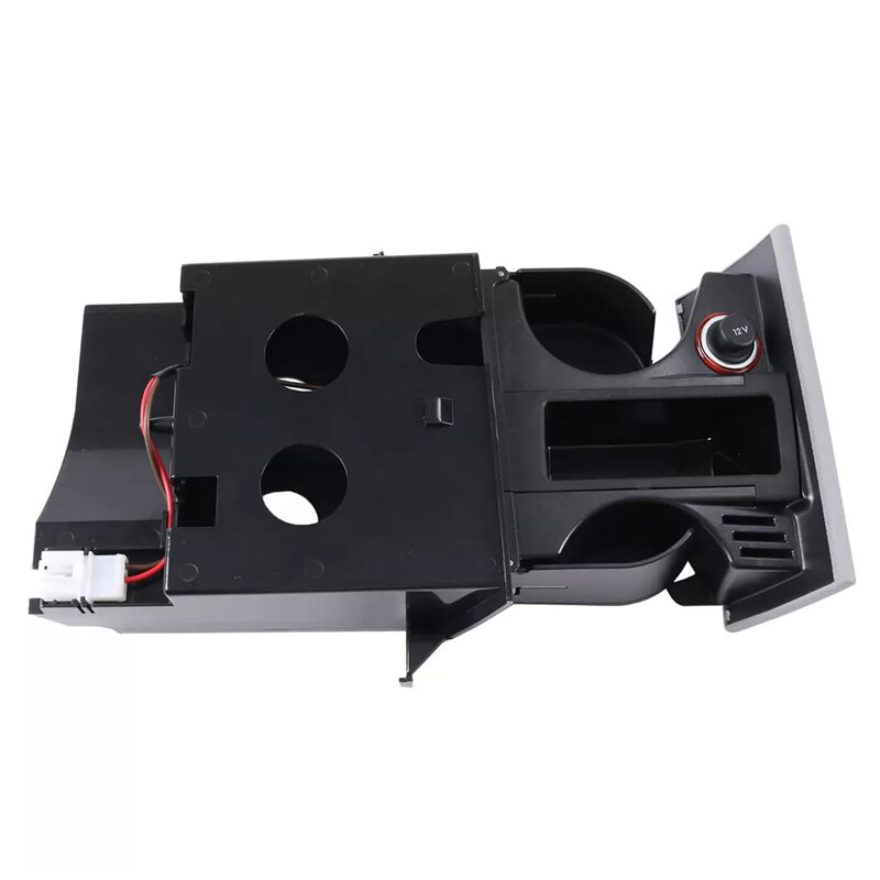 For VW T5 Transporter Ashtray Cup Coin Holder Dual Drink Grey RHD 7H285860130T B — image 8