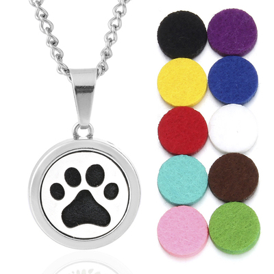 Oils Diffuser Necklace Locket Pendant Free With Pcs Oil Pads