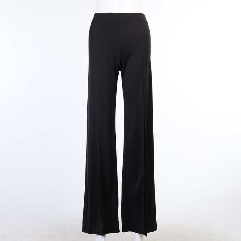 Title 5, Slim Fit Solid Color Versatile Fashion Trousers