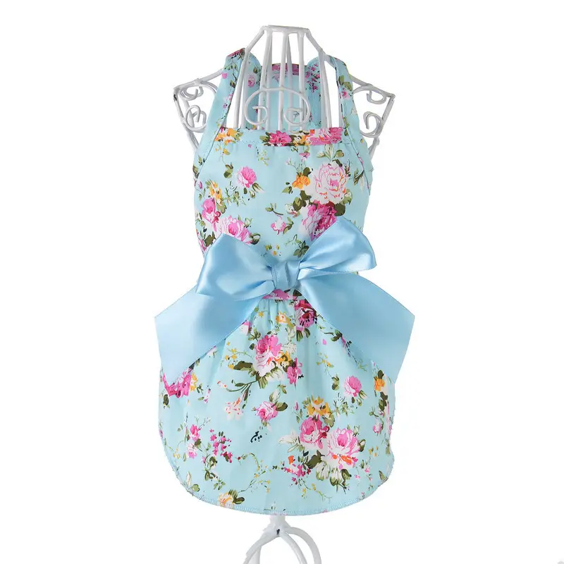 Spring And Summer New Style Cotton Pet Clothes, Streamer Princess Dress, Dog Clothes