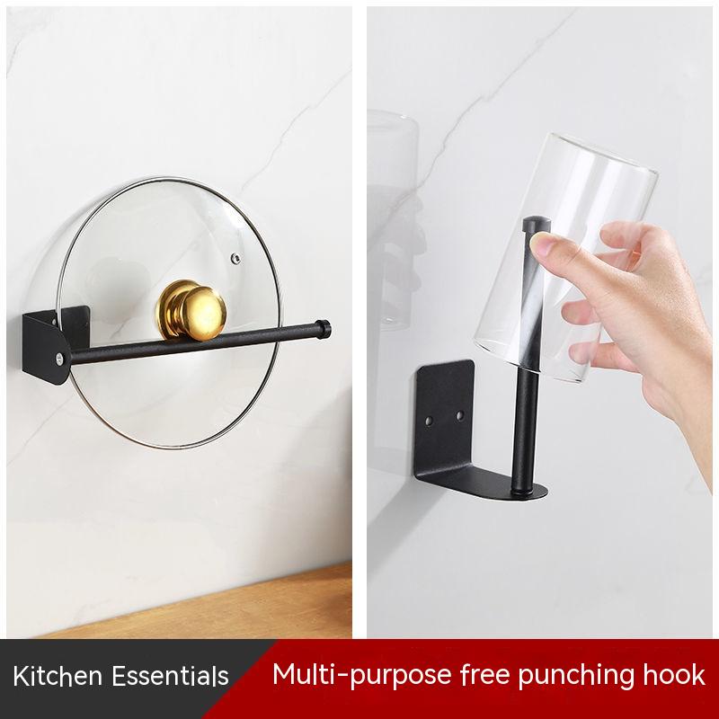 Title 8, Punch-free Kitchen Cabinet Roll Stand for Tissu...